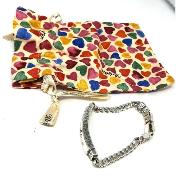 2 Pcs. Brighton Jewelry- -Bracelet-"Daughter"/ Heart Necklace in Bags - Picture 6 of 8